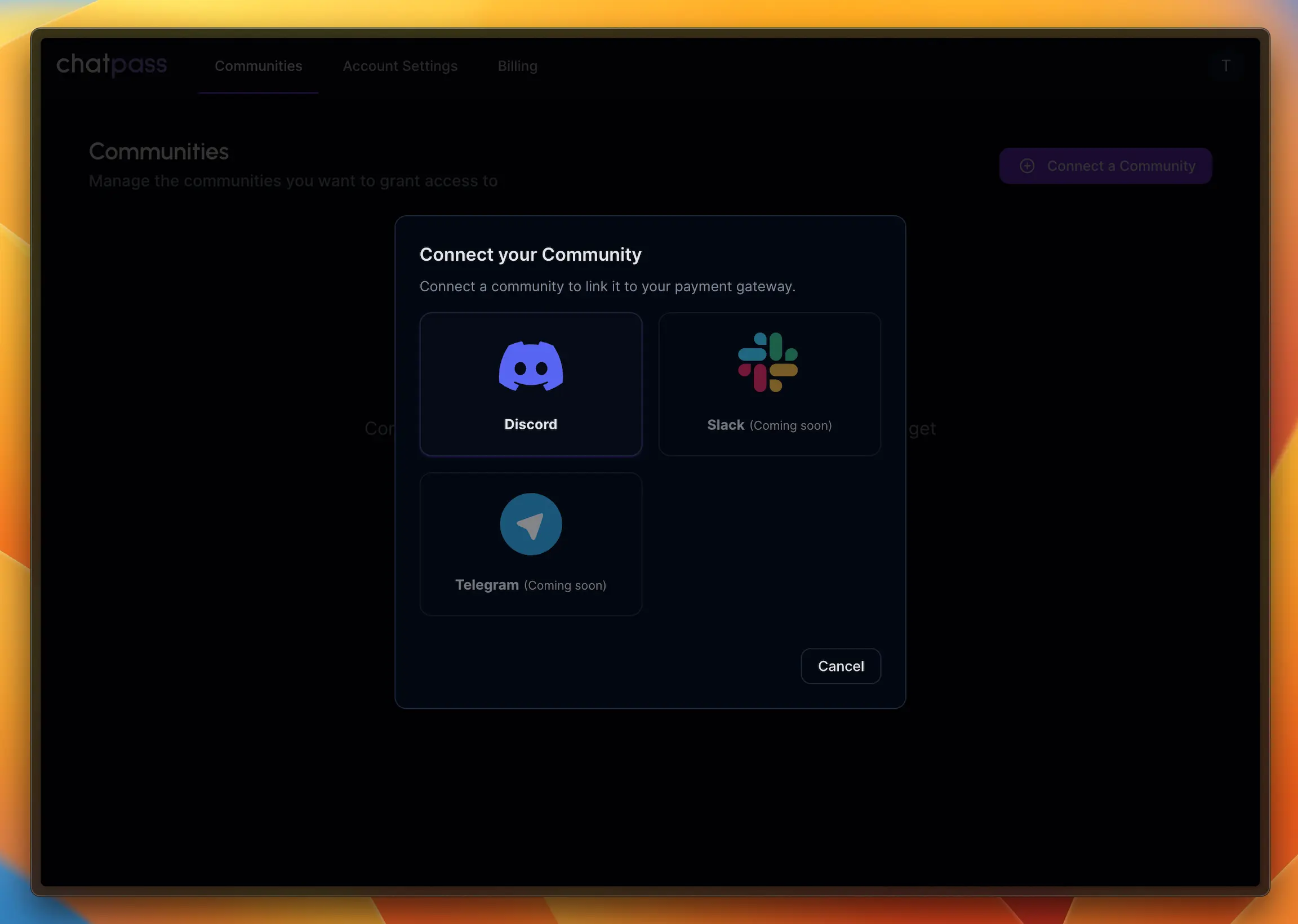 Connect your community with Chatpass